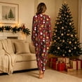 thumbnail image 3 of KICILVS Family Christmas Pajamas Matching Sets Holiday Xmas PJs Festive Sleepwear Soft Comfy Set for Whole Family, 3 of 8