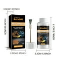 thumbnail image 1 of NARABB Automotive Rust White Black High Performance Protective Metal Prevents Rust 50ml, 1 of 2