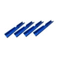 thumbnail image 3 of figatia 4 Pieces Woodworking T Tracks Intersection Slot Tracks Miter Gauge Double Cut Jig Profile T Slot for DIY Workshop Router Table Blue, 3 of 8