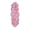 thumbnail image 1 of TAPIS DOUBLE  EN PEAU DE MOUTON NOUVELLE-ZÉLANDE 2'X6' ROSE, 1 of 4
