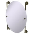thumbnail image 2 of Prestige Skyline Collection Oval Frameless Rail Mounted Mirror, 2 of 2