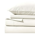 thumbnail image 2 of Superior 1000 Thread Count 4-Piece Solid Cotton Blend Deep Pocket Sheet Set, King, Ivory, 2 of 5