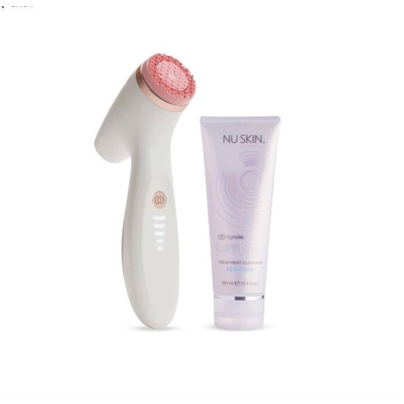 Nu Skin ageLOC LumiSpa iO Rose Gold + Sensitive Type Cleanser Starter Kit De-Stress Skin NEW