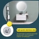 thumbnail image 5 of Gancho para toallas Yuarrent acero inoxidable colgador sin taladro plata tipo 3, 5 of 6