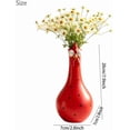 thumbnail image 3 of Long Neck Colorful Chicken Vase, Handcrafted Resin Planter for Small Flowers, Silly Resin Chicken Garden Statue Small Vase Ornament, Outdoor Sculptures Flower Pot Holder, for Yard Lawn Home Decor,Red, 3 of 8
