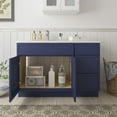 thumbnail image 5 of 54" Freestanding Bathroom Vanity Cabinet without Top in Blue, 5 of 6