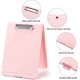 thumbnail image 3 of Portapapeles con almacenamiento rosa, portapapeles de almacenamiento de plástico con clip de perfil bajo, portapapeles de enfermería resistente con capacidad para 150 tamaño de carta Adepaton CZBG-ZC137, 3 of 7