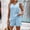 Light Blue, variant on Women's Summer 2 Piece Outfits Sleeveless Matching Sets Button Down V Neck Vest Casual Dressy 2 Piece Sets 2025