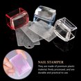 thumbnail image 2 of 2 Pcs Outils de Transfert d'Art d'Ongles en Plastique pour Manucure Carrée, 2 of 6