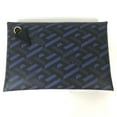 thumbnail image 5 of Pre-Owned VERSACE Greca Clutch Bag Pouch Leather Women's Blue (Good), 5 of 10