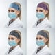 thumbnail image 2 of Diadema para mujer con botones para mascarillas y fundas Banda elástica para el cabello unisex para enfermeras Médicos y protección para los oídos Adepaton LRWJ132-4, 2 of 4