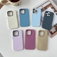 thumbnail image 5 of Simple Photo Frame Oil Spraying Phone case, Premium Minimalist Design, Drop-Proof and wear-Resistant, for iPhone 14 13 12 11 Pro Max Mini X XS XR Phone Case (Dark Blue,iPhone X/XS), 5 of 8
