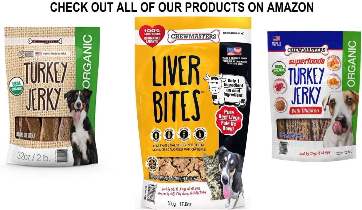 24/7 friendly Customer Service 3 Pack Chewmasters Beef Liver Bites