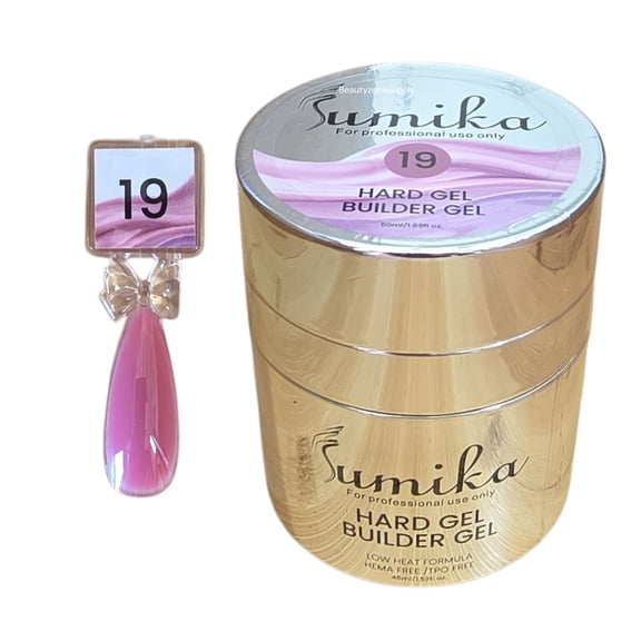 Sumika HEMA  TPO Free Builder Gel in Jar 50mL 1.69 oz Color 19