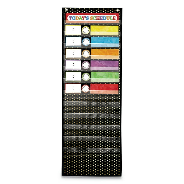 carson dellosa publishing deluxe scheduling pocket chart carson dellosa scheduling pocket chart