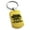 Gold, variant on Stainless Steel Pirate Skull & Cross Swords Engraved Dog Tag Keychain Keyring