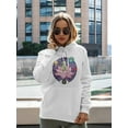 thumbnail image 2 of Peaceful Alien. Hoodie Women -Image by Shutterstock, Female Medium, 2 of 4