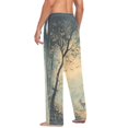 thumbnail image 3 of FORMRS Mens Pajama Pants with Pockets Sleepwear Lounge Bottoms Sizes S-2XL, Retro Forest, 3 of 7