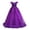 E227-Purple, variant on hengsof Girls Summer Embroidered Tulle Sleeveless Dress Round Neck Layered Mesh Party Princess Soft Wedding Ball Gown