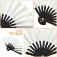 thumbnail image 3 of Shisuyan Mini Folding Paper Fan DIY Miniature Handheld Folding Fan Dolls Fan Photography Prop, 3 of 9