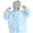 Light Blue, variant on Blanket Hoodie for Kids Girls Boys Teens, Oversized Flannel & Sherpa Blankets with Hood Pocket and Sleeves(Light Blue,6-15 Years)