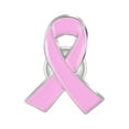 thumbnail image 2 of Cancer Awareness Enamel Lapel Pin Heart Shaped Silk Ribbon Prevention and Awareness Ribbon Mental Health Awareness Lapel Pins_Hope Pin for Charity_Fundraiser For Clothing Bags & More(Pink), 2 of 10