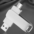 thumbnail image 2 of TYPE-C Metal Pen Drive 128GB Waterproof USB Flash Drives 128GB Memory Stick Business Gift U Disk, 2 of 5