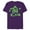 Purple, variant on Marvel Incredible Hulk St. Patrick's Day Shamrock - Short Sleeve Blended T-Shirt for Adults - Customized-Dark Heather