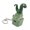 Dark green, variant on Portable Rechargeable Press Button Lizards Toy Keychains RGBs Light and Sound for Effective Stress Reduction