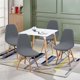 thumbnail image 3 of Funda para silla de comedor, funda para silla tapizada moderna, fundas elásticas de ajuste perfecto, protector de silla de estilo nórdico para cocina, sala de estar, hotel (4 piezas), 3 of 5