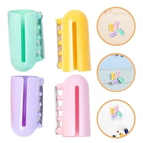 KONTONTY  4 PCS Plastic Yarn Guide Kit Finger Protectors for Knitting