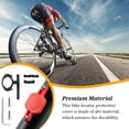 thumbnail image 4 of Soidarity Pieza de rastreador de bicicleta sin fugas, suministros de montaje, cubierta protectora, tornillos de llave ABS, soporte resistente al desgaste, Ciclismo Rojo Soidarity OD024555-02, 4 of 6
