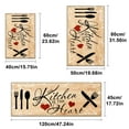 thumbnail image 5 of YIMEIS Kitchen apricot background Fall Kitchen Mats, Xmas Winter Seasonal Farmhouse Home Seasonal Decorations Rugs for Floor - 16''*24''in, 5 of 10