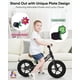 thumbnail image 3 of Bicicleta Balance KRIDDO para niños de 2 a 5 años con asiento ajustable, color negro, 3 of 7