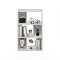 thumbnail image 6 of Furinno Daly 6-Cube Irregular Cubes Bookcase, Bookshelf, Storage Organizer, White, 6 of 6