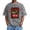 Grey, variant on Men’s Oversized Graphic T-Shirt, Vintage Washed Cotton Tee, Short Sleeve Loose Fit Casual Top