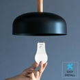 thumbnail image 3 of Luxrite A19 GU24 LED Bulb, 60 Watt Equivalent, 5CCT, Dimmable, 800 Lumens, 9W, Damp Rated, ETL Listed 12 Pack, 3 of 7