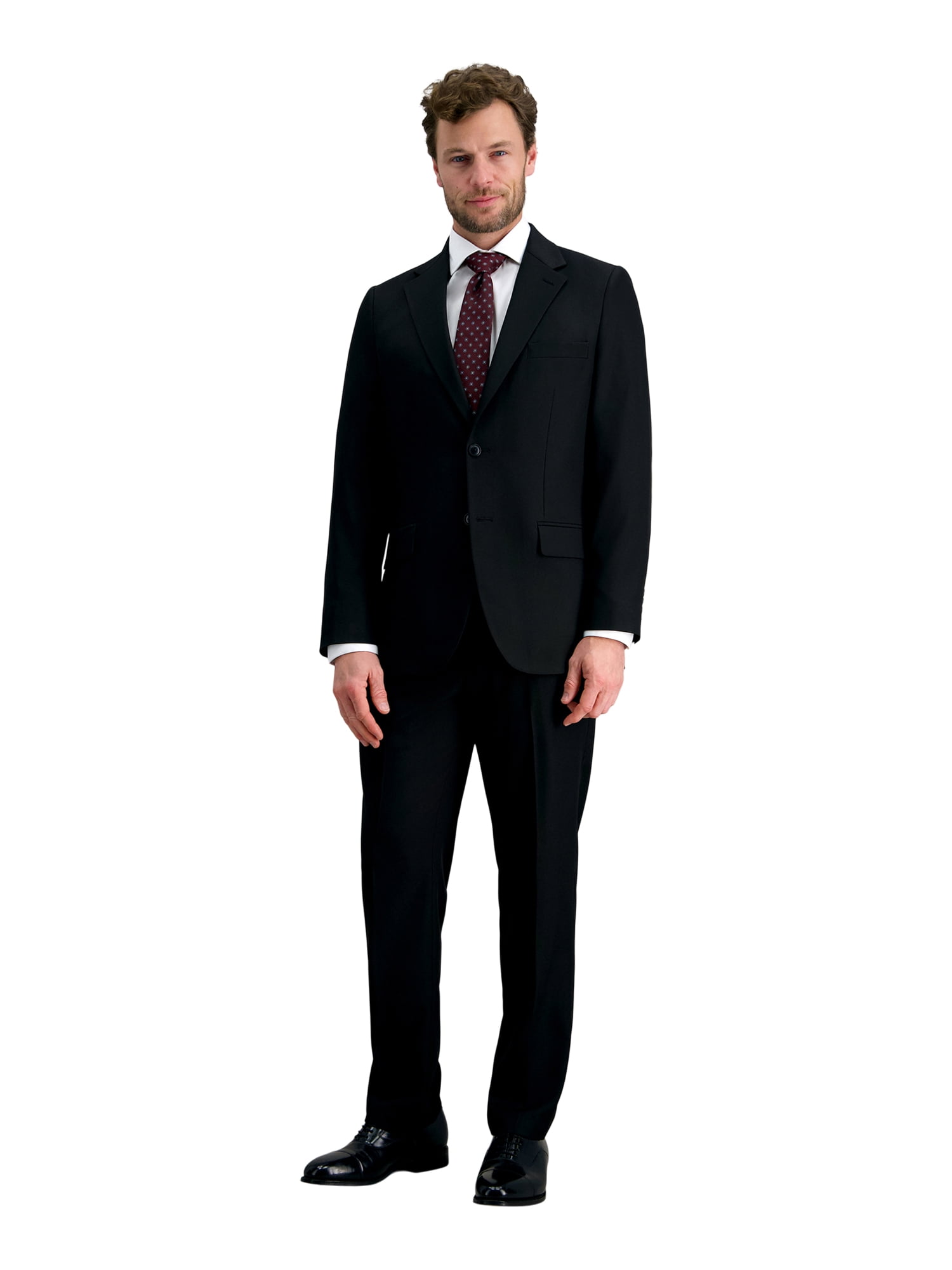 George Men's Comfort Stretch Suit Separates Pant, Straight Fit 30-54 Waist Size Range