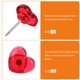 thumbnail image 3 of unbranded 100Ud Pins Para Uso Decorativo En Oficina Y Hogar Material Plástico Multicolor, 3 of 6