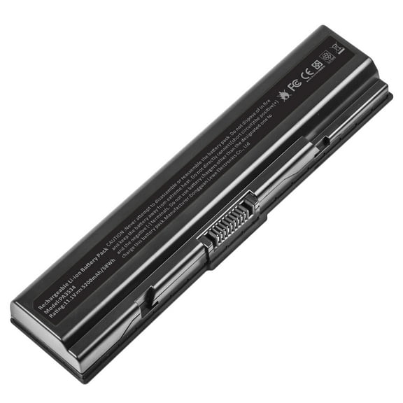 PA3535U-1BRS Laptop Battery for Toshiba Satellite A200 A205 A210 A300 A305 A350 A505 A505-S6005 A505-S6980 L305 L300 L450 L455 L450D L500 L505 5200mAh