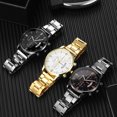 thumbnail image 3 of PVCS Montres Mode Homme Horloges Montres Cuir Décontracté Robes Poignet Cristaux, 3 of 6