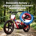 thumbnail image 4 of RFN DNA 12 Kids Electric Balance Bike, 24V Electric Dirt Bike for Kids Ages 3-6, 2-Speed Modes, Removable Battery, 12" Off-Road Tires, MAX 8 Miles.Range .Age 3-8, 4 of 8