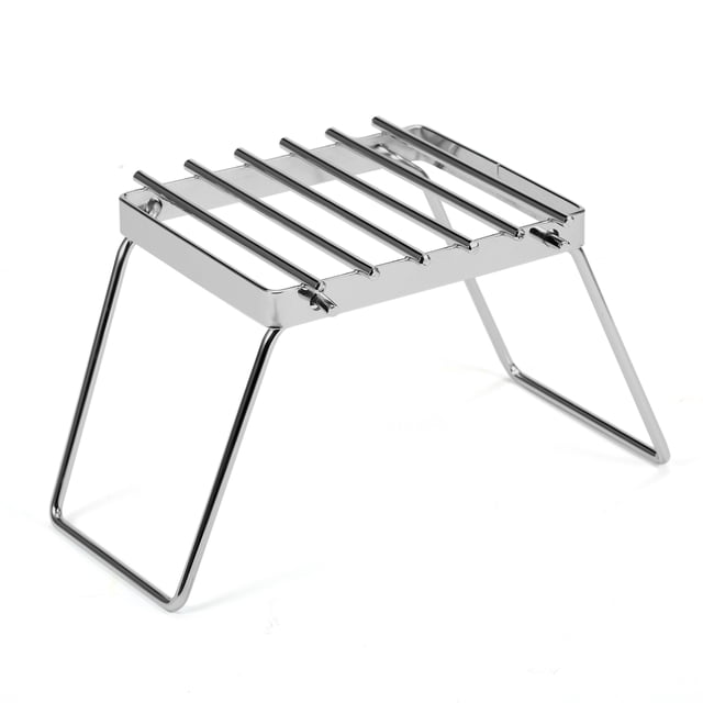 Amdohai Grille de Feu de Camp Pliable Multifonctionnelle Portable en Acier Inoxydable Support de Gaz