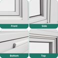 thumbnail image 4 of Burlete para puerta Vannesse con cierre de cuña, 5 m, blanco, 4 of 8