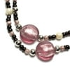 Cousin Glass Mixed Mauve Beads, 1 Each