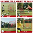 thumbnail image 3 of EDTara Filet de Rebond de Baseball 4 X 4,5 Pi, Filet de Rebond Robuste à 5 Angles Réglables pour la Mise en Champ, le Frappe, le Lancer, Résistant aux UV, 3 of 7