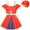 D, variant on Girls Two-Piece Swimsuit w/Swimming Cap Tankini Bathing Suit, Size 3-10Y