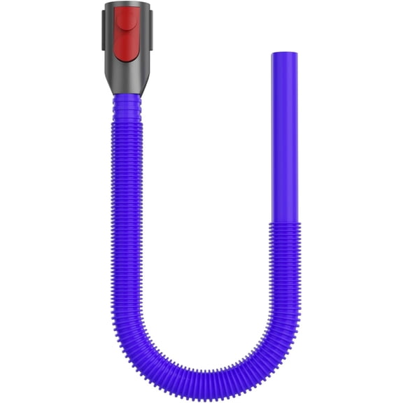 Dryer Lint Vacuum Attachment Compatible with Dy*son V15 V12 V11 V10 V8 V7 Gen5 Cordless Vacuum Cleaner, Flexible Dryer Vent Cleaner Kit Lint Removal Tool Purple