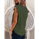 thumbnail image 1 of Blusa de color puro para mujer, blusa de verano para mujer, blusa con escote en V para mujer, blusa informal para mujer, diseño fácil de usar, 1 of 4
