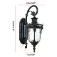 thumbnail image 2 of Miumaeov Sconce Porch Electric Outdoor Wall Lantern, 2 of 11